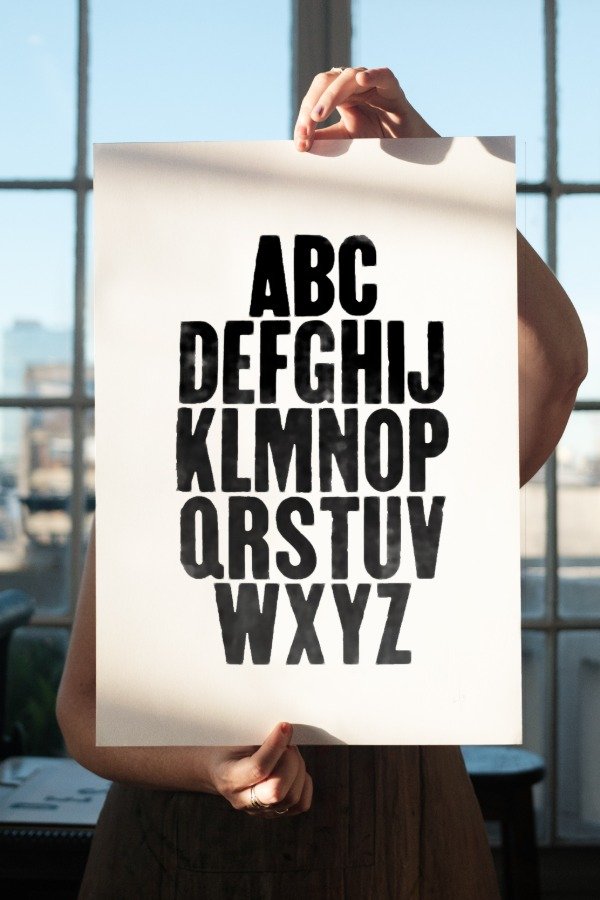 Producto - Alfabeto - una tinta