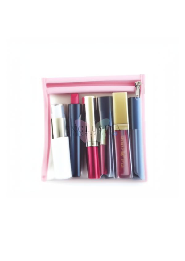 Producto - Neceser con cierre superior en  pvc cristal Impermeable X20 UNIDADES