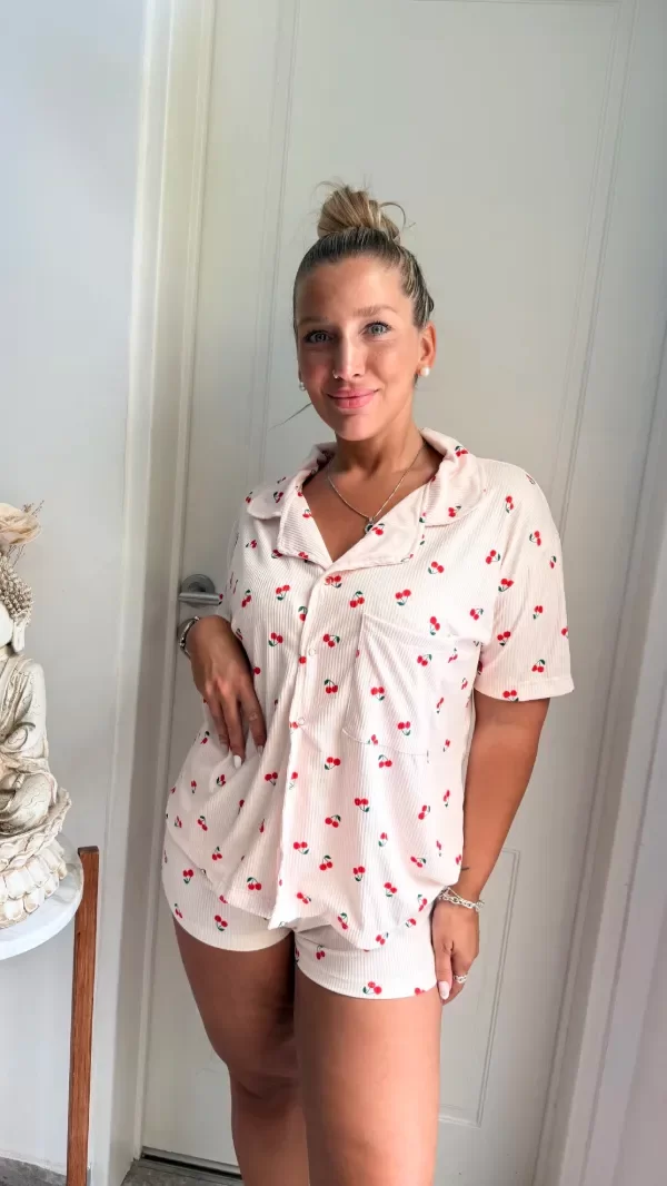 Producto - Pijama camisero morley cherries