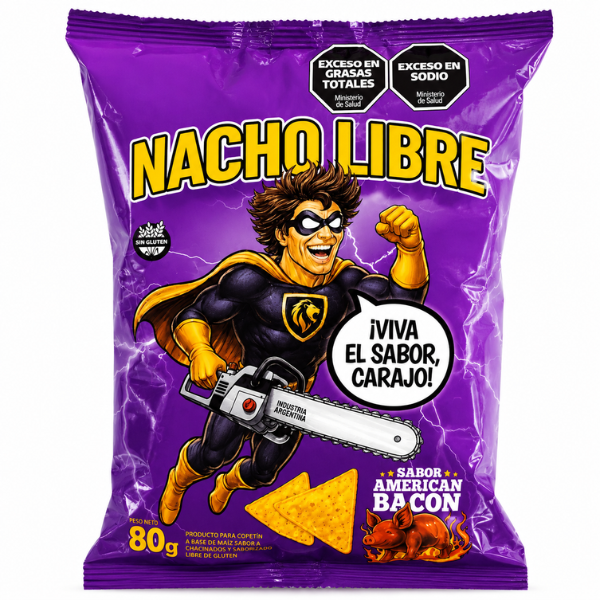 Producto - Nacho Libre American Bacon 70gr.