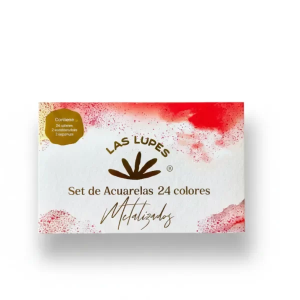 Producto - ACUARELAS METALIZADAS - SET X24 COLORES
