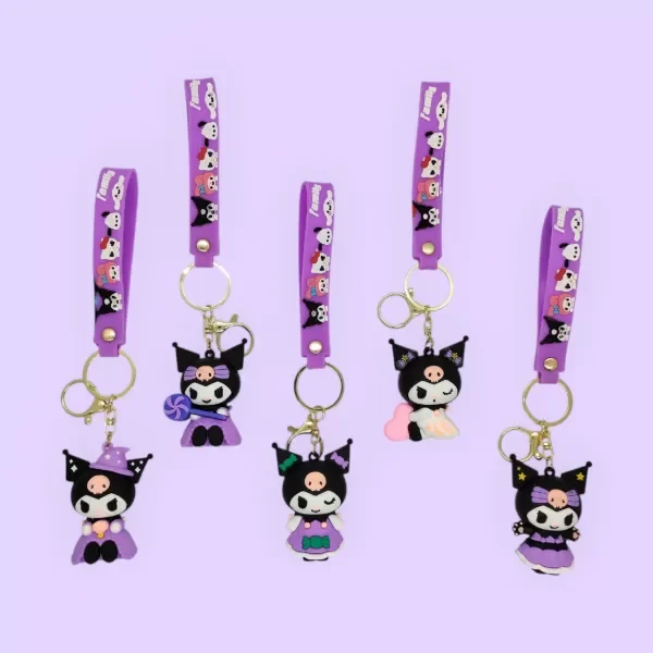 Producto - Llavero 3D Kuromi - Colección Sanrio