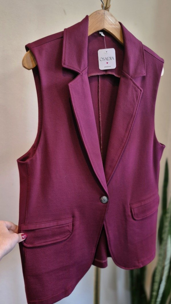 Producto - Chaleco Sofia Bordo