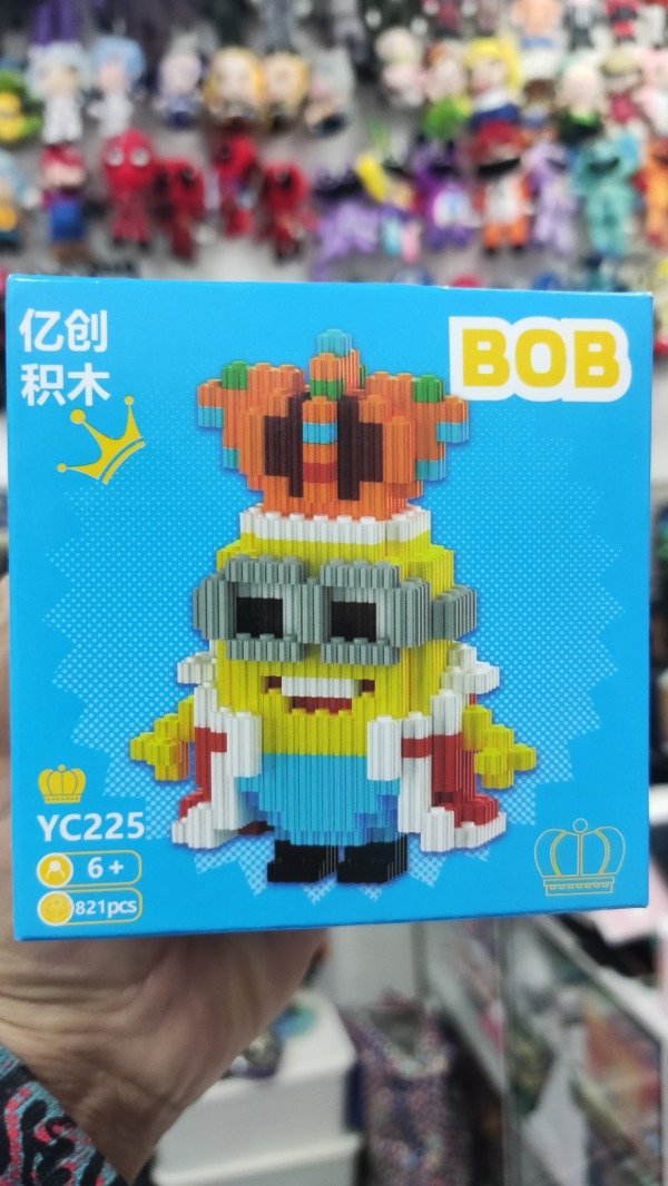 Producto - Rompecabezas Blocks Minions Bob Rey YC225