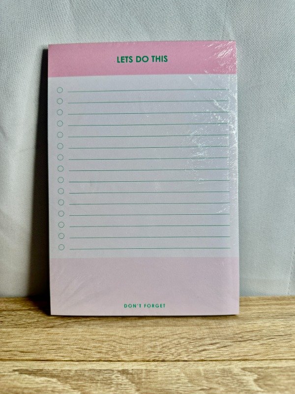Producto - Anotador Planificador de Tareas Let's Do This
