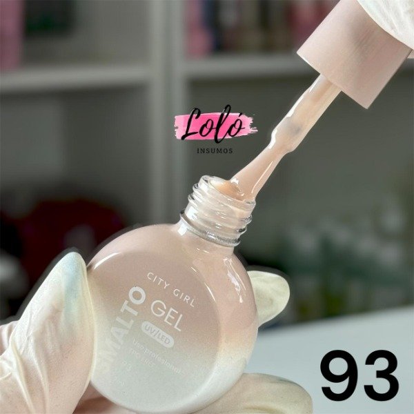Producto - Esmalte semi City Girl 7ml (extra pigmentado) - 93 Translúcido