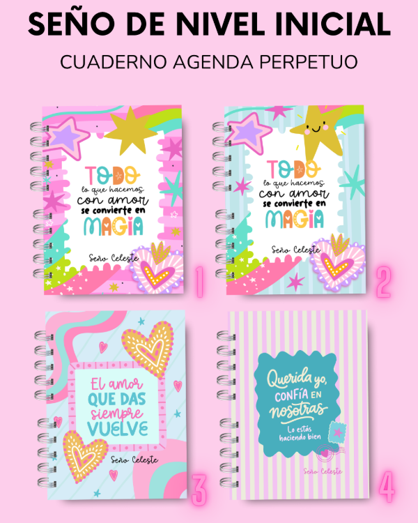 Producto - SEÑO DE NIVEL INICIAL - Cuaderno agenda perpetuo - 1