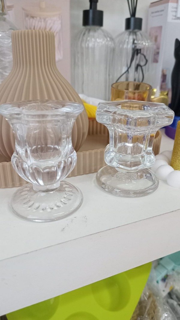 Producto - Candelabro Vidrio 5x6cm 8158