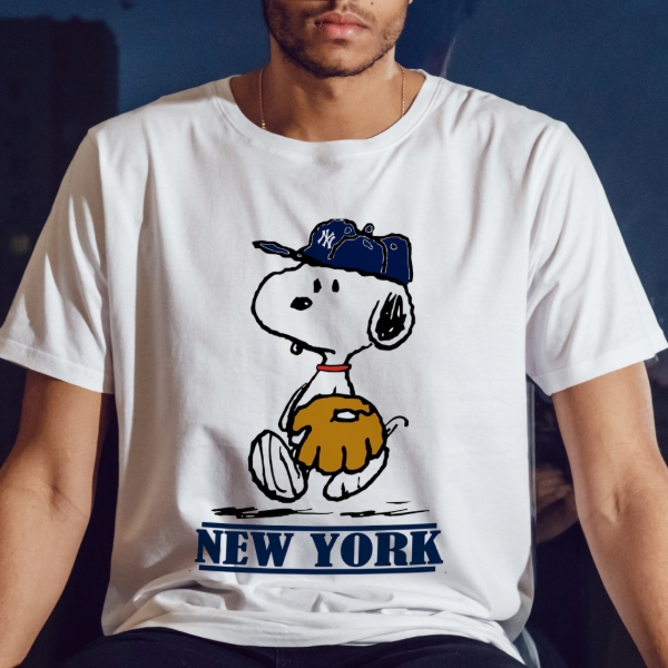 Producto - Remera Snoopy - Baseball New York