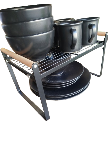 Producto - Vajilla de Cerámica Negra x 16 piezas