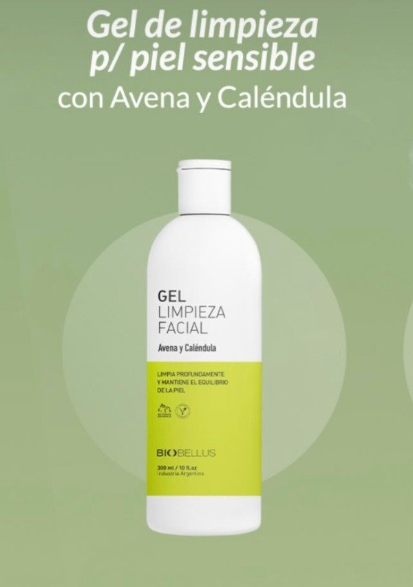 Producto - Gel limpieza avena y calendula