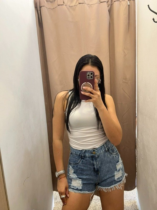 Producto - Short denim con roturas