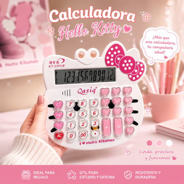 Producto - Calculadora Kawaii- Hello Kitty