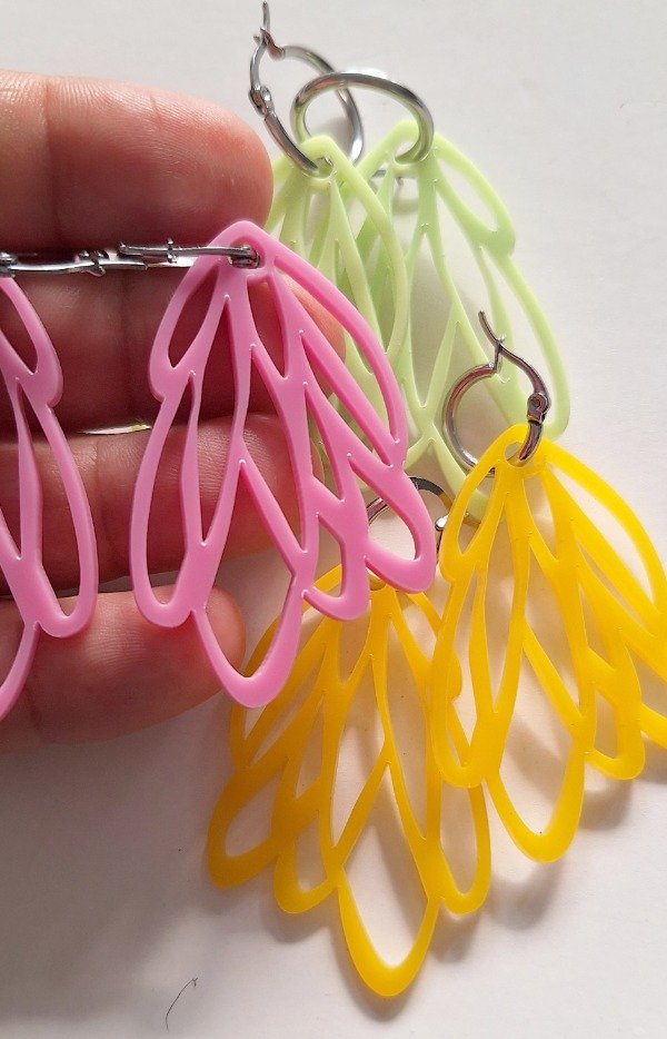 Producto - Aros "Hojas" reversionados