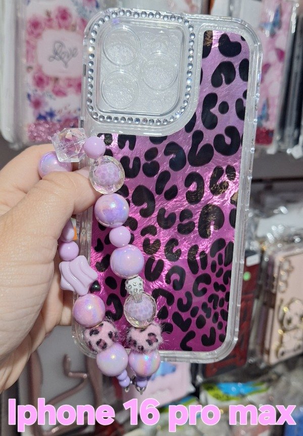 Producto - Fundas reforzadas 360 animal print con strapp. IPhone 16 pro max - 1