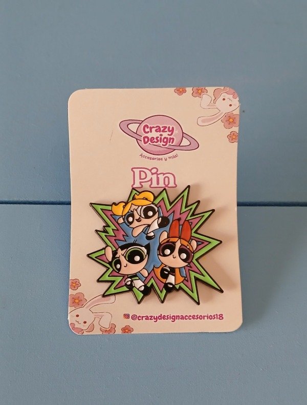 Producto - Pin chicas super poderosas 1