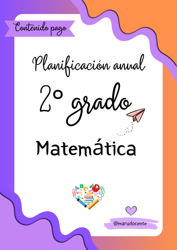 Producto - ANUAL MATEMÁTICA - SEGUNDO GRADO