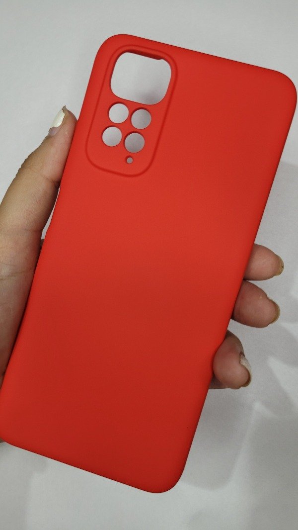 Producto - Xiaomi note 11 case roja con felpa