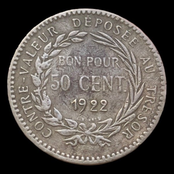 Producto - Martinique 50 Cents de 1922