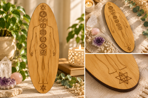 Producto - Tabla de Sanación Hombre - Chakras - 1