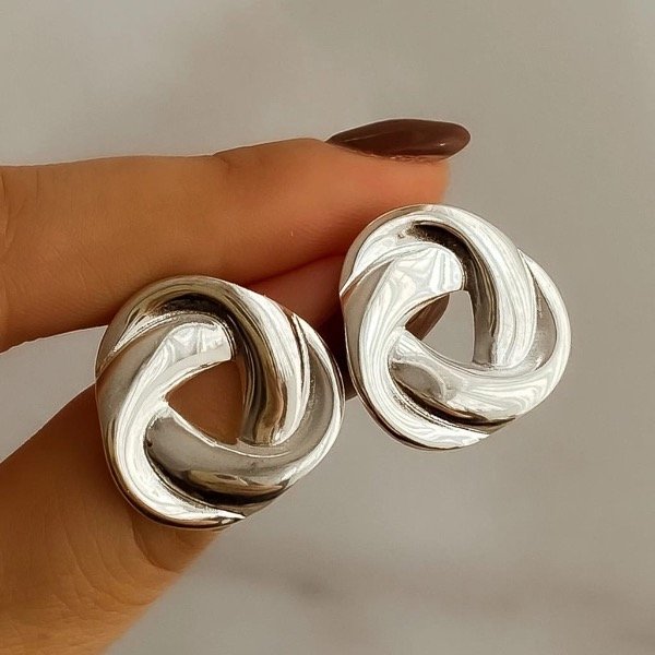 Producto - AROA 3 LÍNEAS CRUZADAS PLATEADO