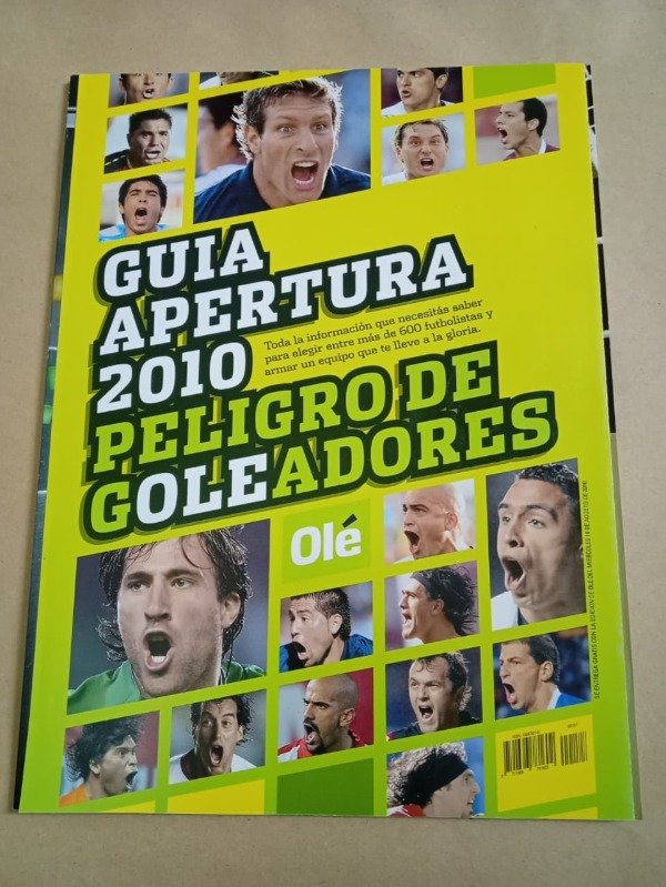 Producto - Guía apertura 2010 peligro de goleadores - Autores varios - Olé 2010