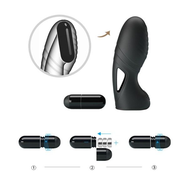 Producto - Vibrador Dedo Alan Pretty Love - 6