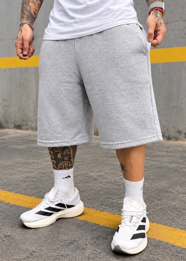 Producto - Bermuda Oversize Gris - 0