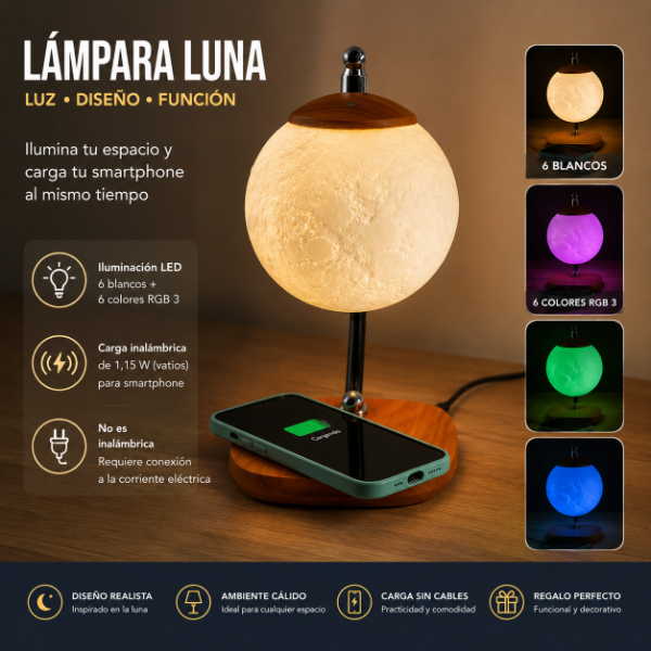 Producto - LAMPARA VELADOR LUNA MODV-00AW