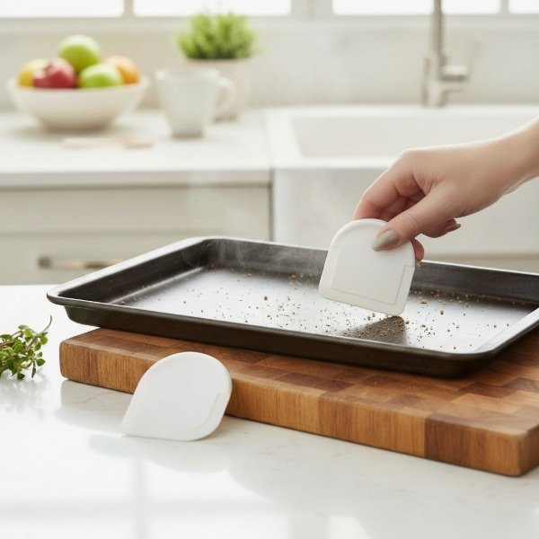 Producto - SET DE 2 ESPATULAS PARA LIMPIAR OLLAS FUENTES MASAS DE TEFLON - 0