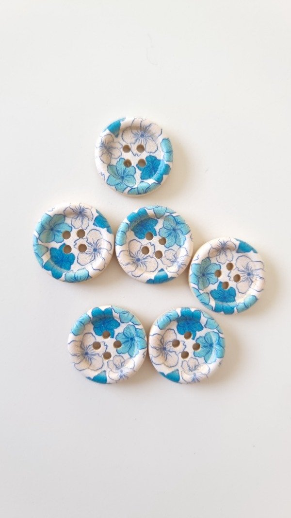 Producto - Botón redonde madera 20mm modelo 7