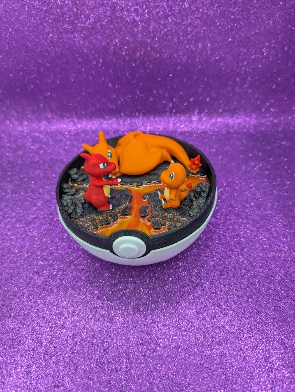 Producto - Diorama Pokemon Evoluciones Charizard
