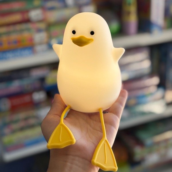 Producto - Lámpara Velador Silicona RGB Patito QY-005 6869