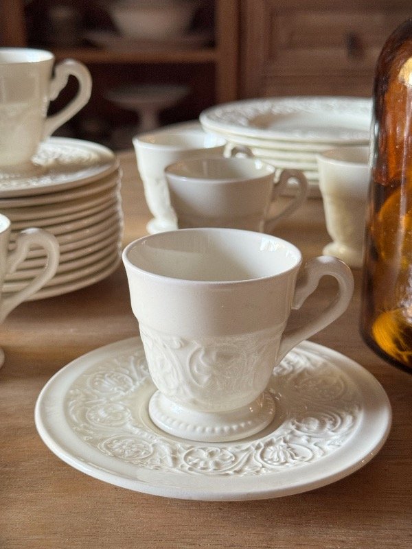 Producto - 12 Tazas de café de loza Wedgwood Patrician - 0