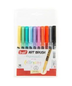 Producto - Marcador trabi art brush punta pincel x 10 unidades surtidas pastel