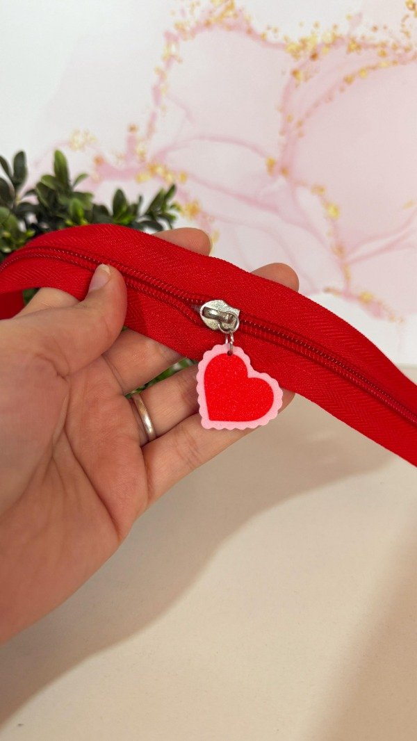 Producto - Deslizador corazón rosa con rojo