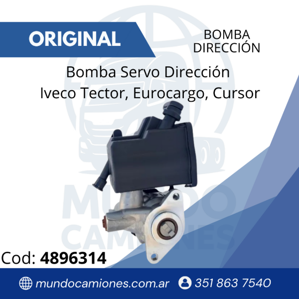 Producto - Bomba Servo Dirección Iveco 4896314
