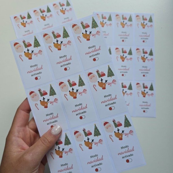 Producto - Cierres de cajas navideños x32