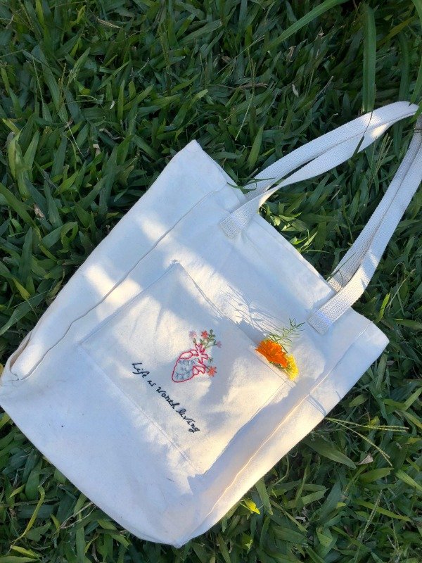 Producto - Tote corazón + frase