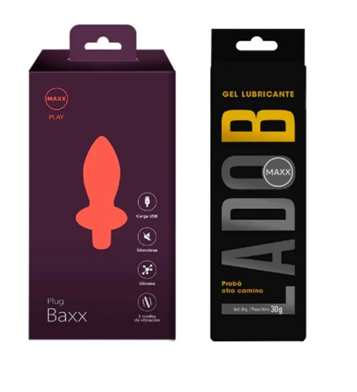 Producto - PLUG BAXX + GEL LADO B  MAXX PLAY