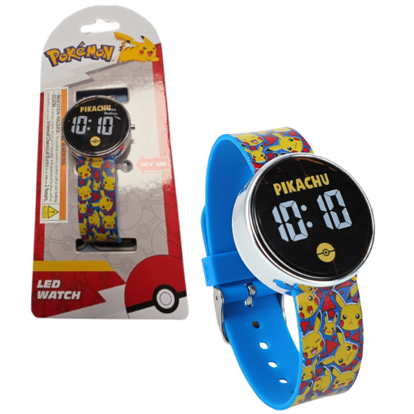 Producto - Reloj Digital LED Infantil Pokemon Pikachu