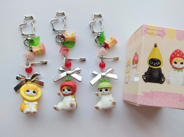 Blind box llaveros Mofusand fruta