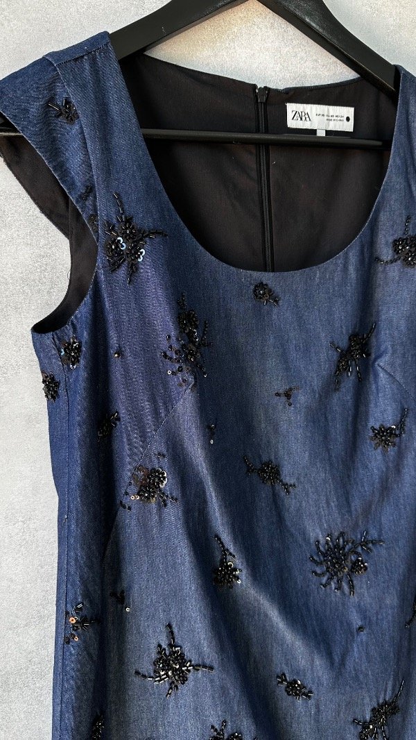 Producto - Vestido con pedrería Zara - 6