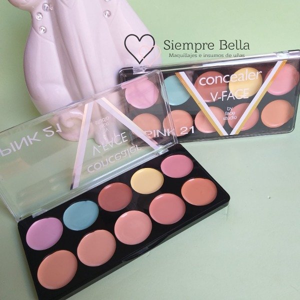 Producto - Paleta x10 correctores pink21