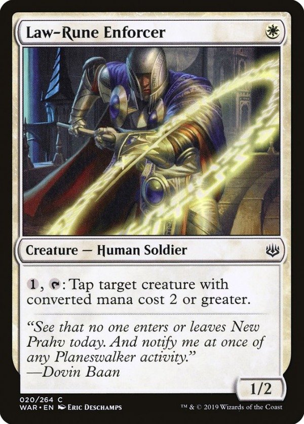 Producto - Law-Rune Enforcer  War of the Spark