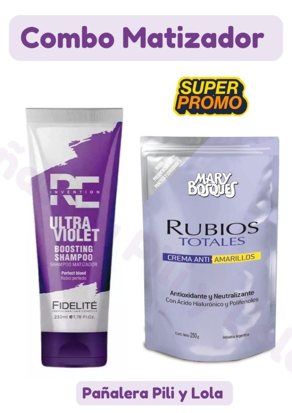 Producto - Combo Matizador ( Shampoo + Mascarilla)