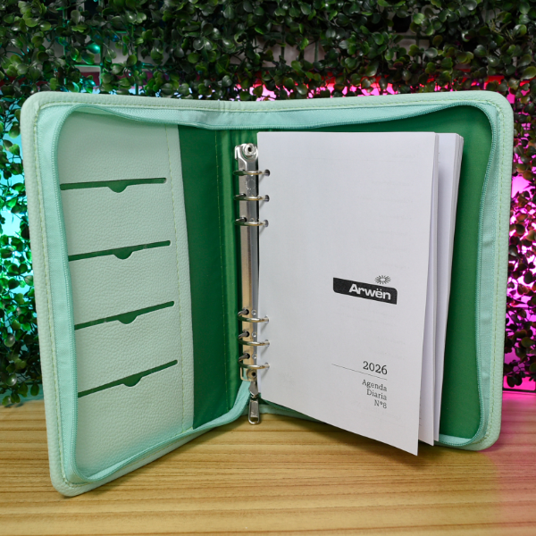 Producto - AGENDA PASTEL N8 CON CIERRE