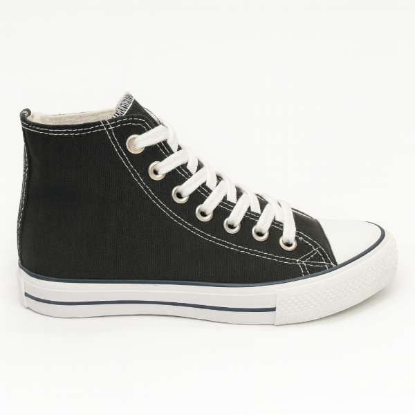 Producto - Bota de Lona NEGRO