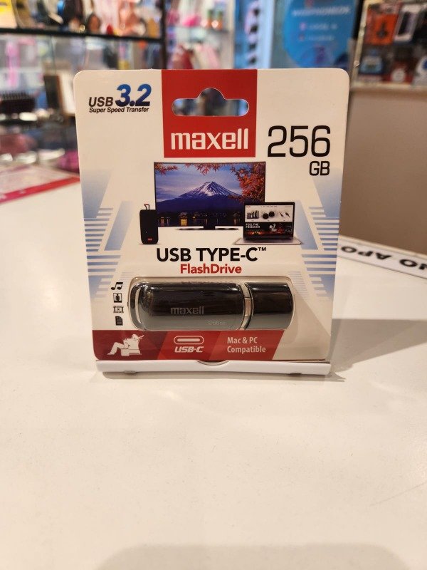 Producto - PENDRIVE MAXELL 256 GB USB TYPE-C