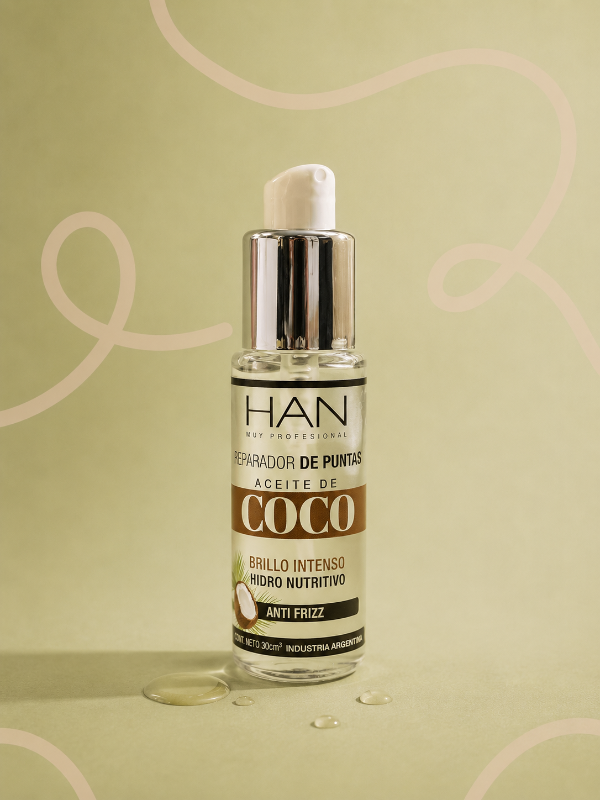 Producto - Reparador de Puntas Brillo Nutrición Anti Frizz No graso 30ml HAN